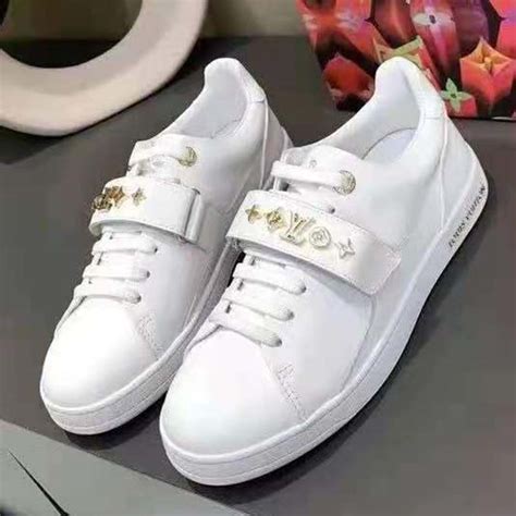 lv frontrow sneaker white